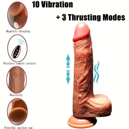 ARMONY - DILDO REALISTICO VIBRADOR RECARGABLE