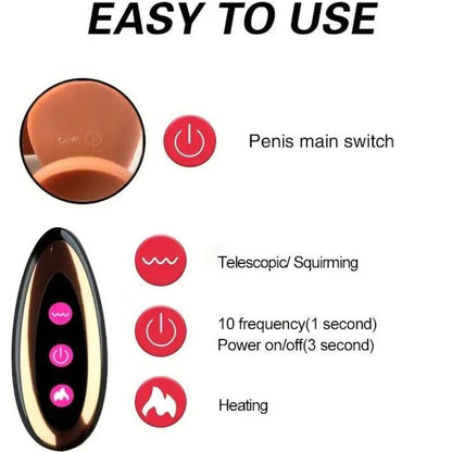 ARMONY - RECHARGEABLE VIBRATING REALISTIC DILDO