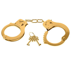 FETISH FANTASY GOLD - METAL HANDCUFFS 