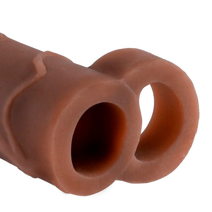 FANTASY X- TENSIONS - PERFECT 2 PENIS EXTENSION WITH BROWN STRAP