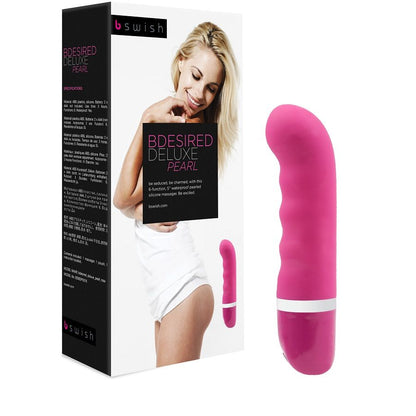 B SWISH - BDESIRED DELUXE PEARL VIBRATOR ROSE 