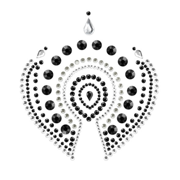 BIJOUX - INDISCRETS FLAMBOYANT BLACK &amp; SILVER