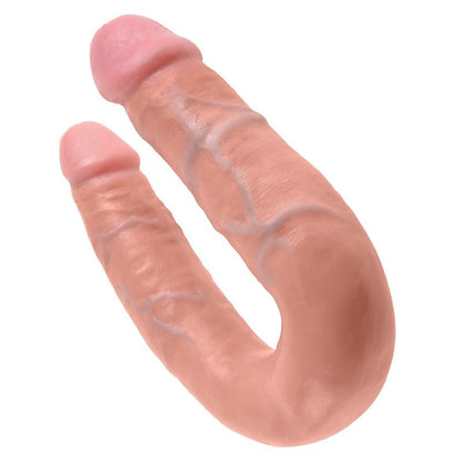 KING COCK - DOUBLE PENETRATION DILDO 13.9 CM NATURAL