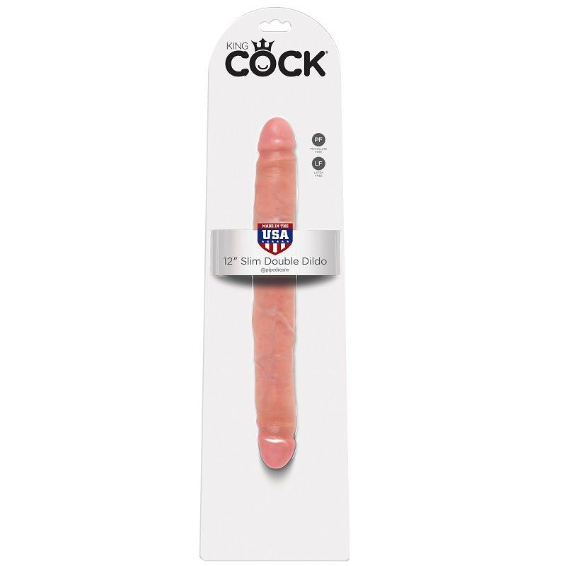 KING COCK - NATURAL DOUBLE DILDO 30 CM