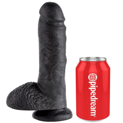 KING COCK - 8 REALISTIC BLACK PENIS 20.3 CM