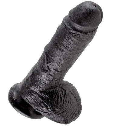 KING COCK - 8 REALISTIC BLACK PENIS 20.3 CM