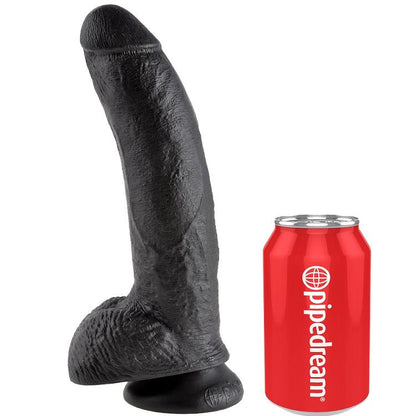 KING COCK - 9 REALISTIC BLACK PENIS 22.9 CM