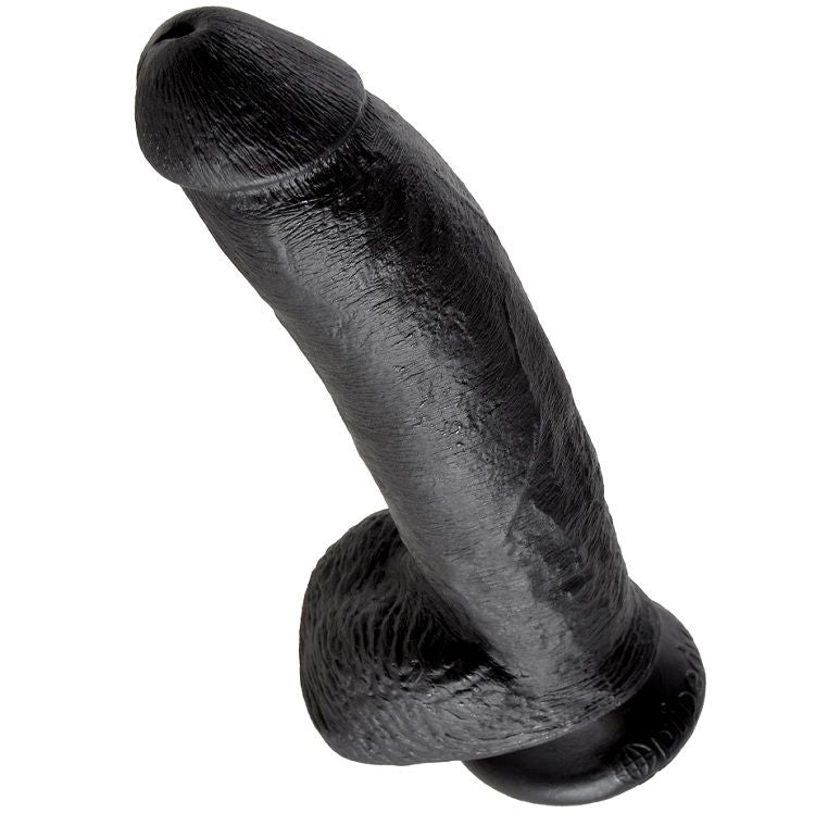 KING COCK - 9 REALISTIC BLACK PENIS 22.9 CM