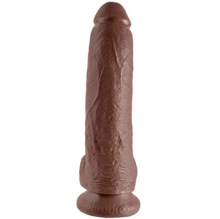 KING COCK - 9 REALISTIC BROWN PENIS 22.9 CM