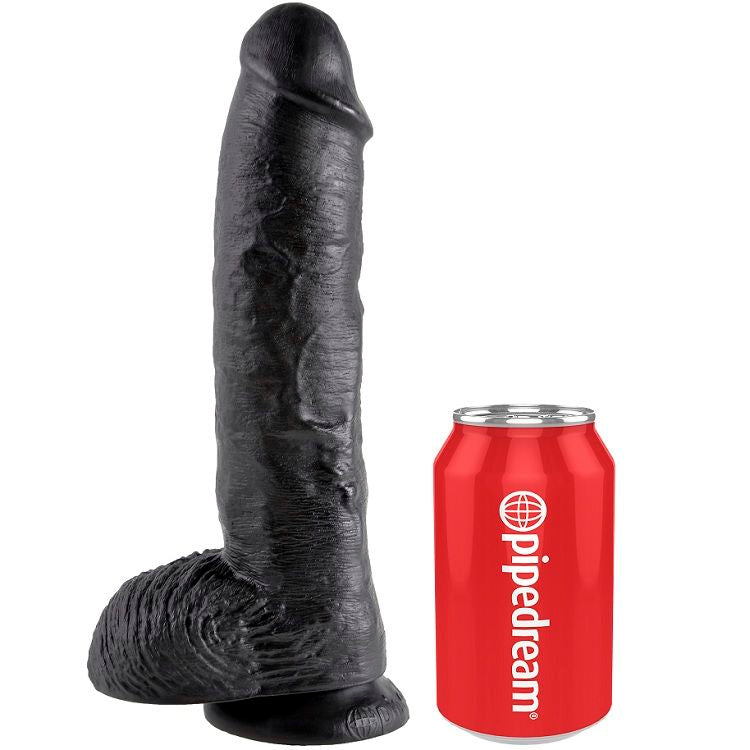 KING COCK - 10 REALISTIC BLACK PENIS 26.5 CM