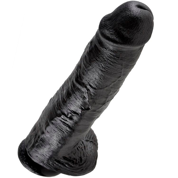 KING COCK - 11 REALISTIC BLACK PENIS 28 CM