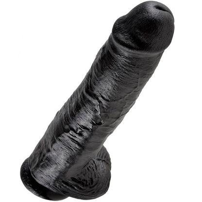 KING COCK - 11 REALISTIC BLACK PENIS 28 CM