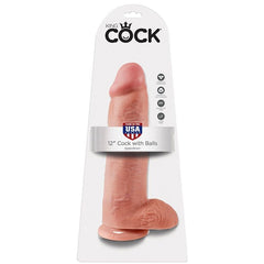 KING COCK - 12 NATURAL REALISTIC PENIS 30.48 CM