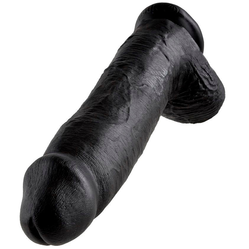 KING COCK - 12 REALISTIC BLACK PENIS 30.48 CM