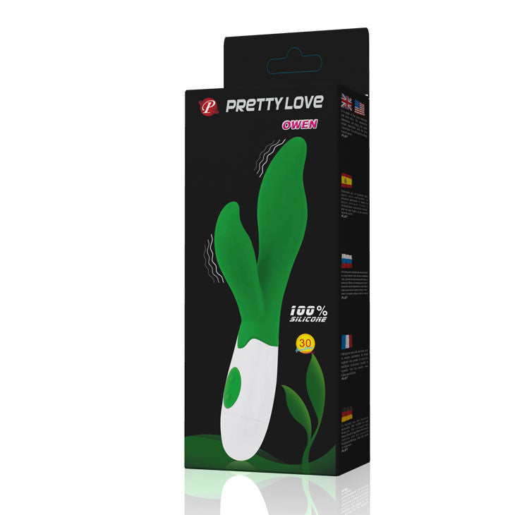 PRETTY LOVE - FLIRTATION VIBRATOR OWEN GREEN