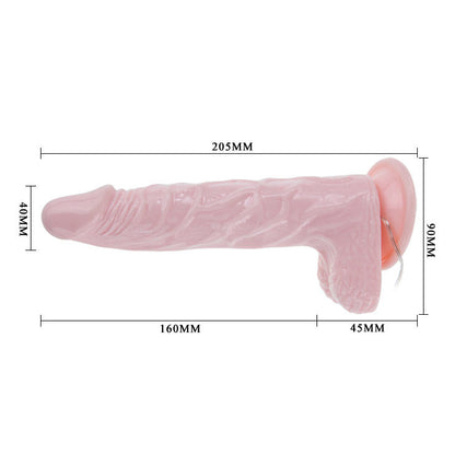 DANCE - SUPER ROTA DONG REALISTIC DILDO 20.5 CM 