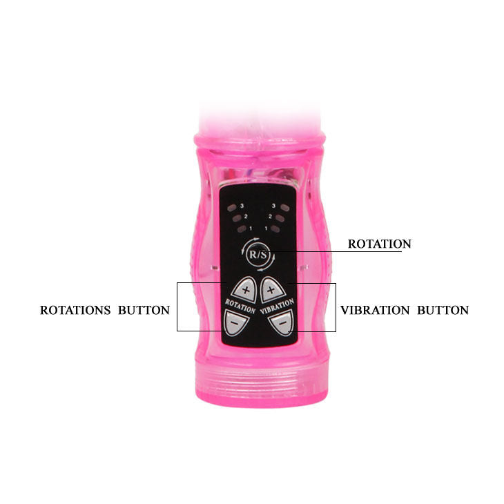 DANCE - MINI PINK RABBIT ROTATOR SUPER STIMULATOR