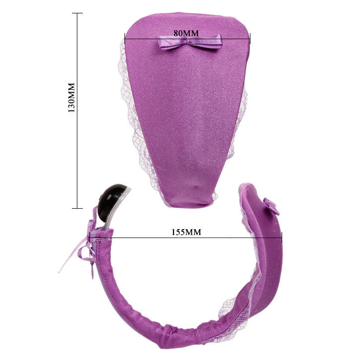 DANCE - LILAC REMOTE CONTROL VIBRATOR THONG