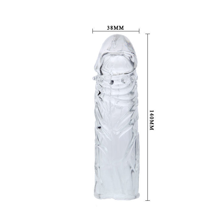 BAILE - TRANSPARENT SILICONE PENIS SLEEVE 13 CM