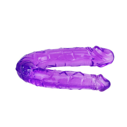 BAILE - DOUBLE DILDO IN FLEXIBLE LILAC JELLY