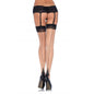 LEG AVENUE - CUBAN HEEL STOCKINGS WITH BACK SEAM NUDE