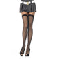 LEG AVENUE - SMALL FISHNET STOCKINGS WITH LACE MODEL 2