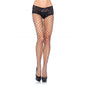 LEG AVENUE - FISHNET PANTYHOSE WITH LACE SHORTS