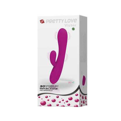 PRETTY LOVE - SMART VICTOR VIBRATOR WITH CLITORIS STIMULATOR