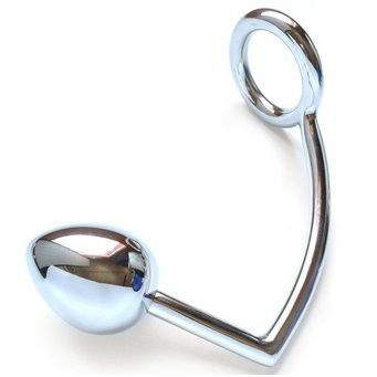 HARD METAL - RING WITH ANAL HOOK 40MM