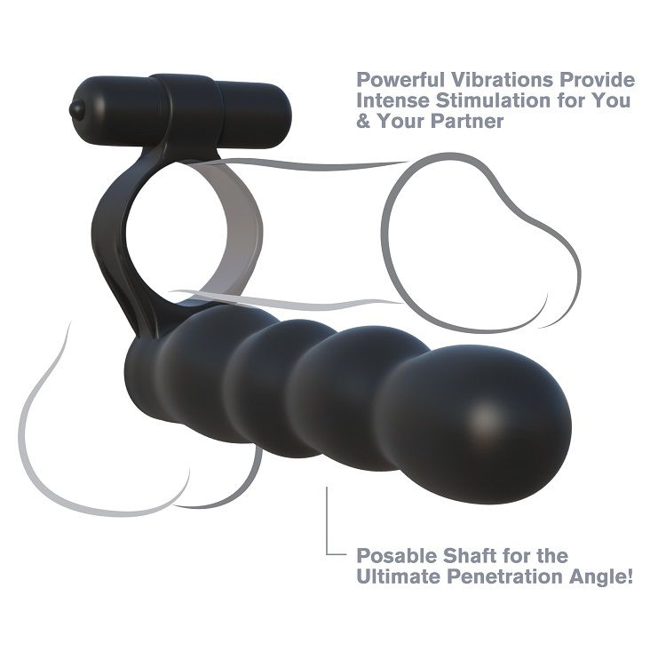 FANTASY C-RINGZ - POSABLE DOUBLE PENETRATION RING