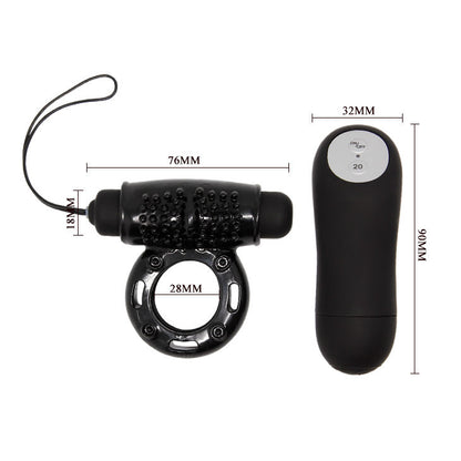 DANCE - BLACK REMOTE CONTROL RING 20V