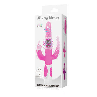 DANCE - PRETTY BUNNY TRIPLE VIBRATOR ROTATOR