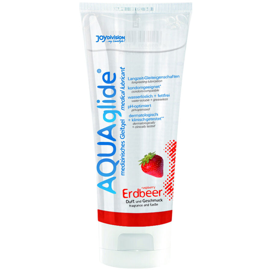 JOYDIVISION AQUAGLIDE - STRAWBERRY FLAVOR LUBRICANT 100 ML