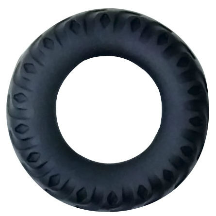 DANCE - TITAN COCKRING BLACK GREEN 2 CM 