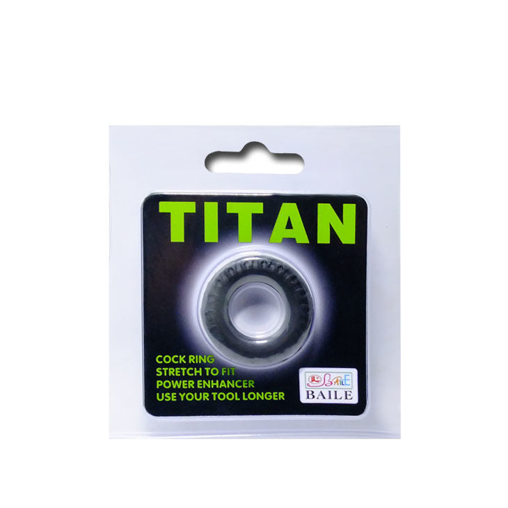 DANCE - TITAN COCKRING BLACK GREEN 2 CM 