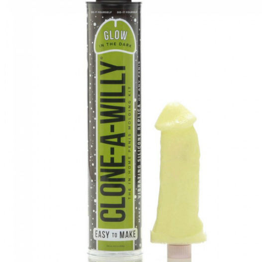 CLONE A WILLY - GREEN LUMINESCENT PENIS CLONER WITH VIBRATOR