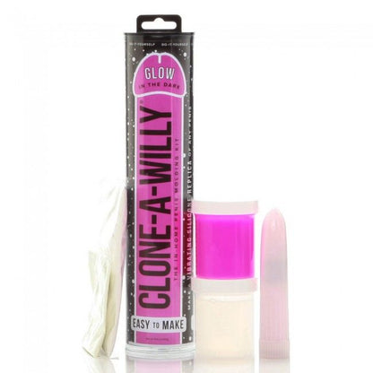 CLONE A WILLY - PINK LUMINESCENT PENIS CLONER WITH VIBRATOR