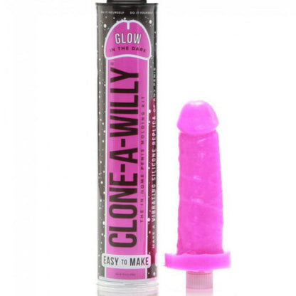 CLONE A WILLY - PINK LUMINESCENT PENIS CLONER WITH VIBRATOR