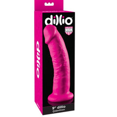 DILLIO - DILDO WITH PINK SUCTION CUP 22.9 CM