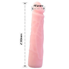 DANCE - REALISTIC SKIN TOUCH SILICONE DILDO 23 CM