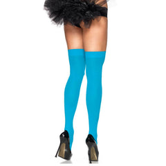 LEG AVENUE - BLUE OPAQUE TIGHTS