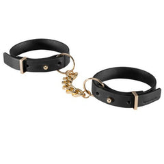 BIJOUX - INDISCRETS MAZE HANDCUFFS BRACELETS BLACK