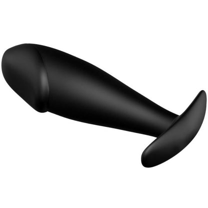 PRETTY LOVE - BLACK PENIS-SHAPED SILICONE ANAL PLUG