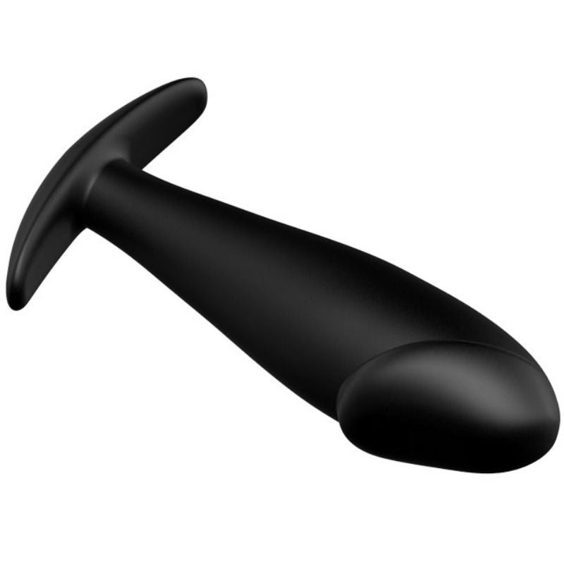 PRETTY LOVE - BLACK PENIS-SHAPED SILICONE ANAL PLUG