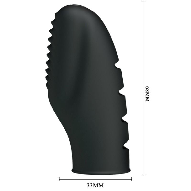 PRETTY LOVE - FLIRTATION VIBRATING THIMBLE STANFORD BLACK