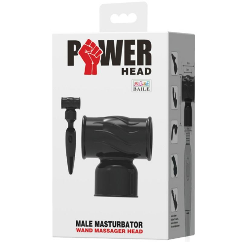 BAILE - POWER HEAD INTERCHANGEABLE HEAD FOR MALE MASSAGER