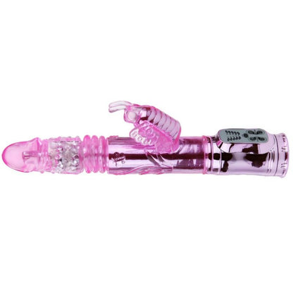 BAILE - RECHARGEABLE VIBRATOR WITH ROTATION AND THROBBING BUTTERF STIMULATOR