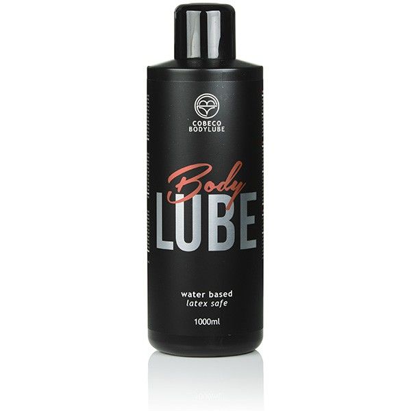 COBECO - BODYLUBE BODY LUBE WATER BASED LATEX SAFE LUBRICANT 1000 ML