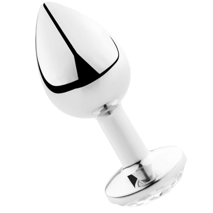 SECRETPLAY - TRANSPARENT ALUMINUM ANAL PLUG 7 CM 