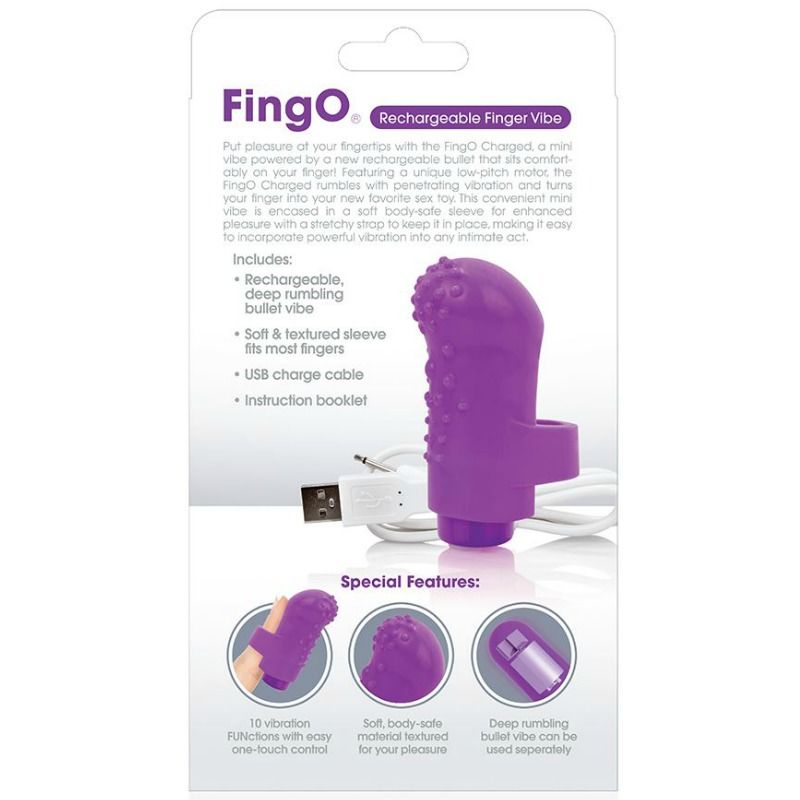 SCREAMING O - FING LILAC RECHARGEABLE THIMBLE